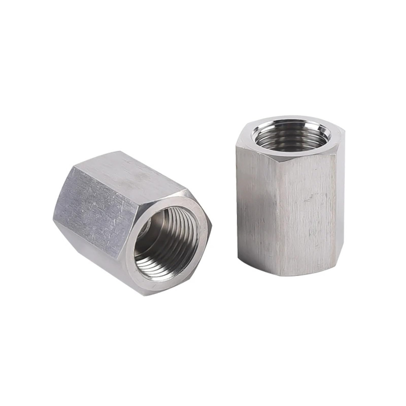 BHBHCPZGR 1PC 1" BSPP -1" NPT Female-Female Thread Stainless Steel Socket High Pressure Pipe Fitting BHBHCPZGR