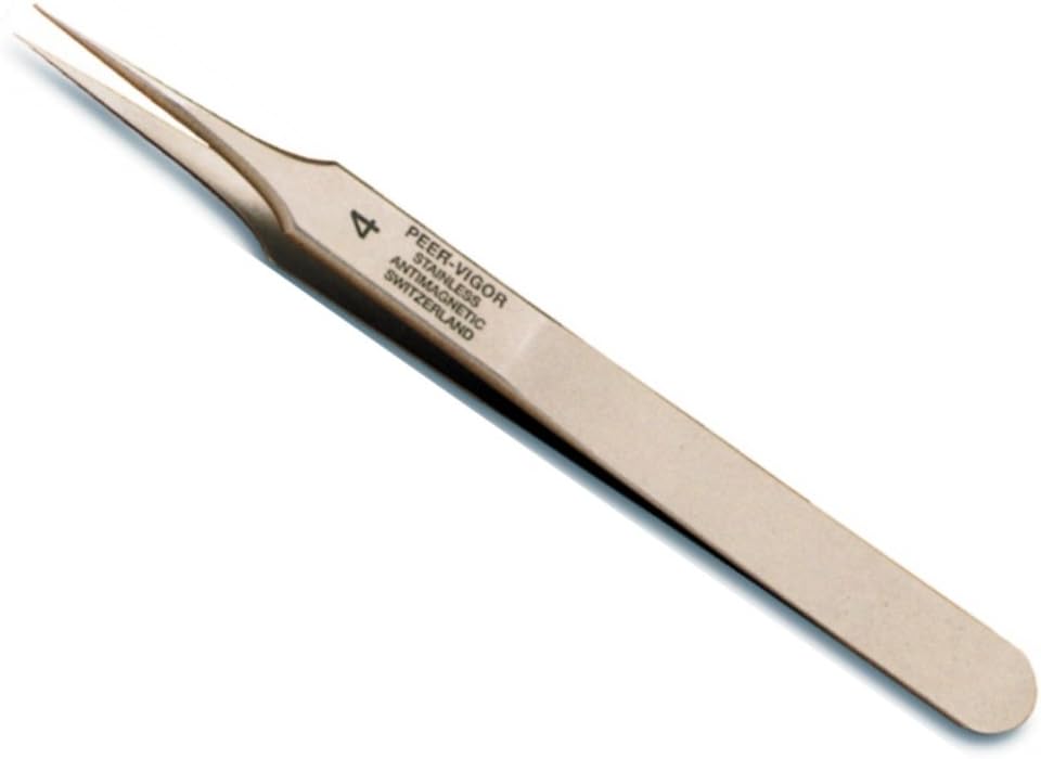 Peer Vigor Tweezer Swiss Stainless Steel #4