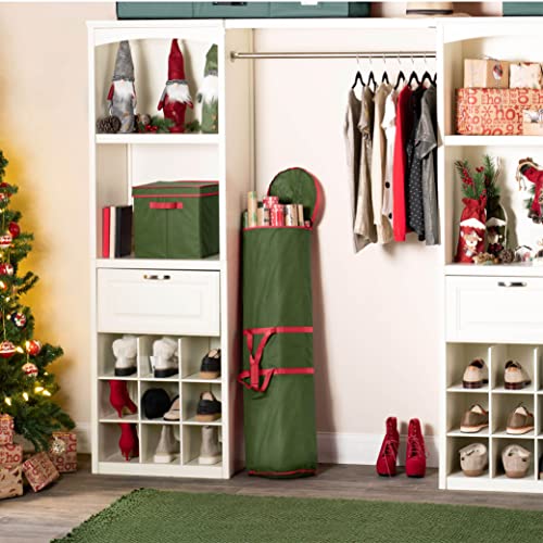 image for ZOBER Wrapping Paper Storage Containers - 40 Inch Gift Wrapping Organi