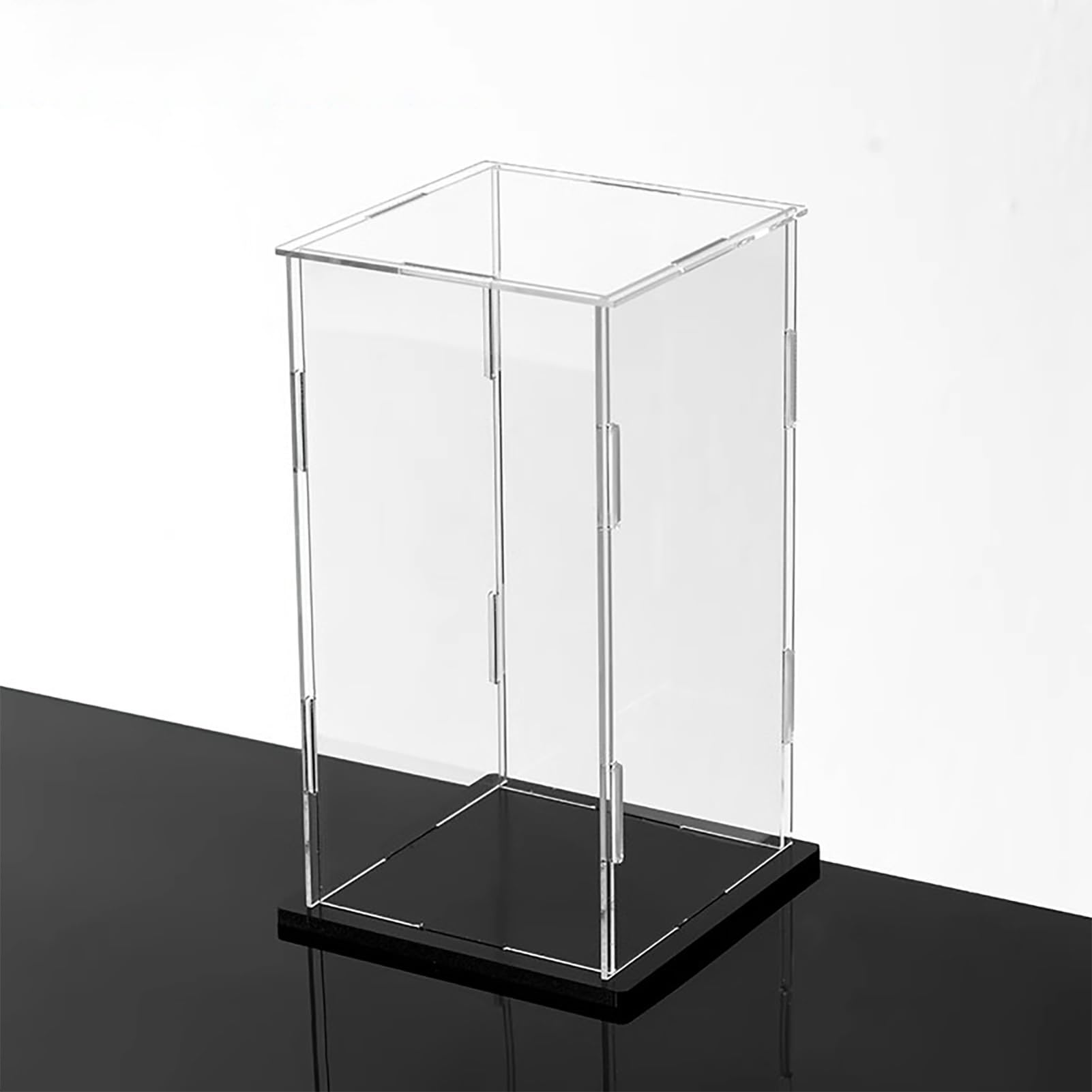 Caja expositora de acrílico, Vitrina de acrílico for tamaños múltiples Transparentes coleccionables(40x40x20cm(16x16x8in))