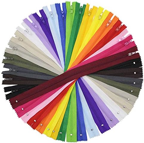 Nylon Coil Zippers,14 Inch Colorful 