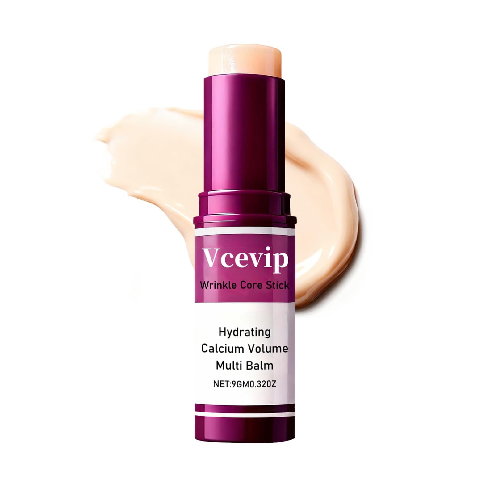 VCEVIP Calcium Volume Multi Balm Stick - Anti-Aging Collagen Cream for Intensive Hydration, Wrinkle Repair & Skin Firming, Suitable for Face, Eyes and