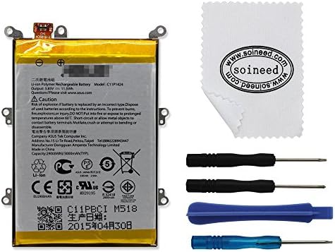 2900mAh Internal Battery Replacement for Asus Zenfone 2 ZE550ML ZE551ML Z008D Batteries
