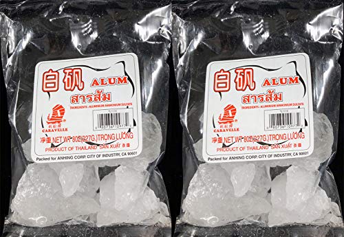 Alum Stone 8 Ounces, Pack of 2