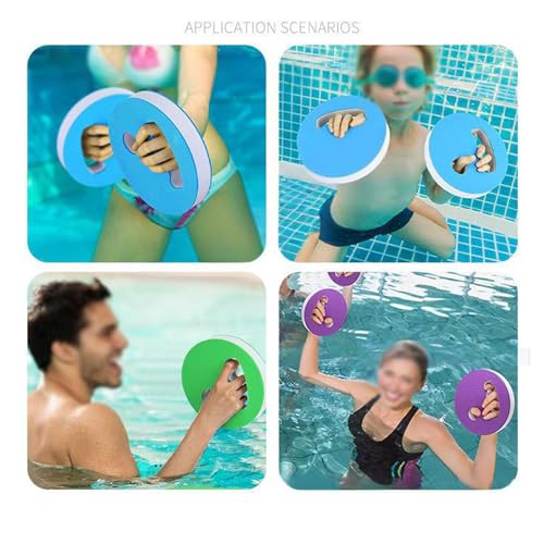 Tabla de Entrenamiento Natación con Anillos de Resistencia Suaves miniatura 5