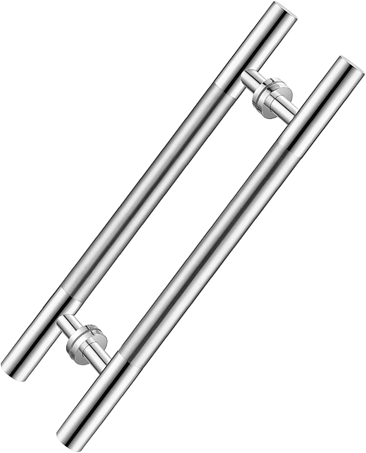 Poignée de porte en acier inoxydable 59/47/39 pouces style échelle double face pour villa