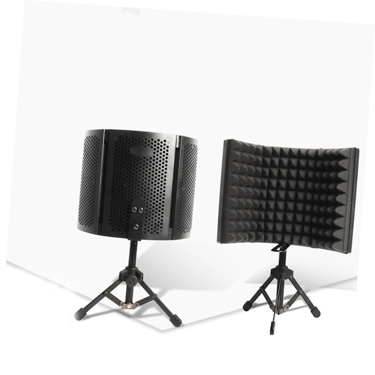 Toyvian 1set Microfono Anti-rumore Professionale Con Parabrezza Isolante Schermo Acustico Per Registrazioni Musicali e Produzioni Con Supporto Da Tavolo Per Uso Portatile e Ottimizzazione