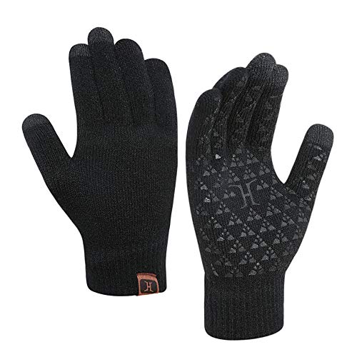 Homo Trends 1 Paar Damen Touchscreen Handschuhe Winter Thermohandschuhe Touchscreen für Unisex Plus Samthandschuhe zum Tippen und Textieren Cover