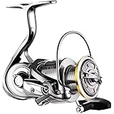Fi's+7 スピニングリール 3000 最大ドラグ力12kg ギア比5.5:1 左右交換ハンドル 12+1BBボールベアリング 多魚種対応 2000 4000 5000 各種番手 海水 淡水 (3000)