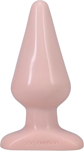 Doc Johnson Anal Plug, White, Large