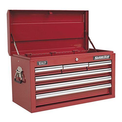 Sealey AP33069 Topchest 6 Drawer with Ball Bearing Slides - Red