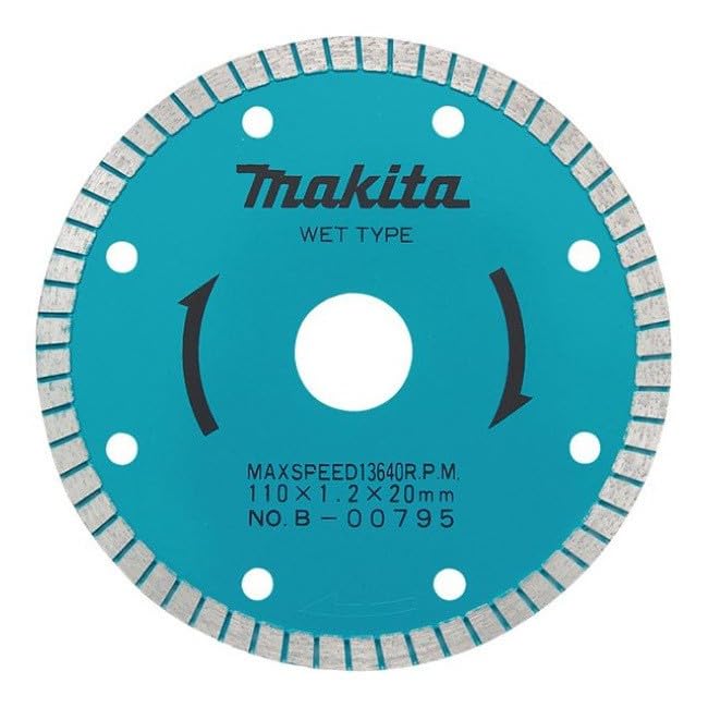 Disque diamant 110 x 20 mm Makita B-00795 finition soignée