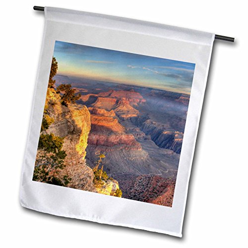 3dRose fl_87963_1 Arizona, Grand Canyon NP, South Rim, Sunrise-Us03 Jwi0151-Jamie and Judy Wild Garden Flag, 12 by 18-Inch