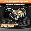 Car Trunk Organizer, Foldable Storage Organizer with 3 Compartments, Storage Box for Auto, Portable Waterproof Bag for Cargo Trunk, Car Accessories Universal for SUV, Truck, Van #3