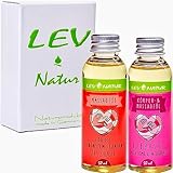 Lev-Natur Massageöl Liebesöl Geschenkset Erotiköl, Naturprodukt direkt vom Hersteller, nur Hochwertige naturreine Öle 2 St. x 50ml