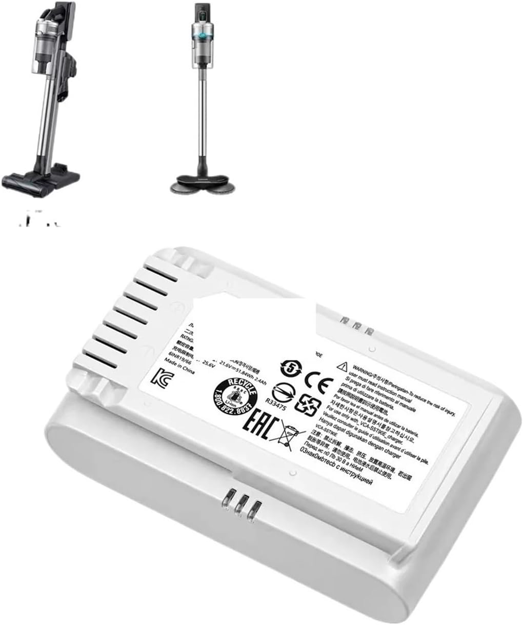21.6V 2400mAh Battery，Compatible for Samsung JET70 VS15T7032P4 VCA-SBT90E Vacuum Cleaner
