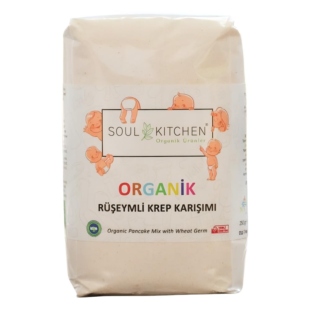 SOUL KITCHEN ORGANİK RÜŞEYMLİ KREP KARIŞIMI 250GR
