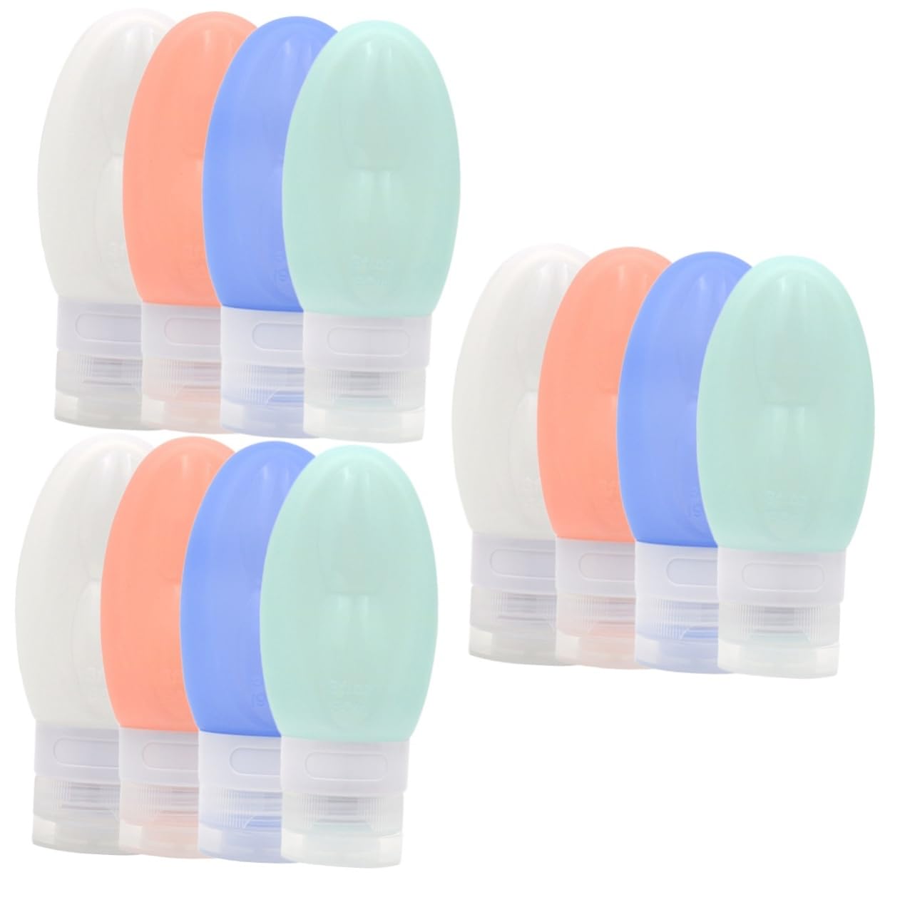 FOMIYES 3 Set Di Flaconi Da Viaggio Ricaricabili Flaconi Da Toilette Da Viaggio Compatti A Prova Di Perdite Set Da 4 Pezzi*3