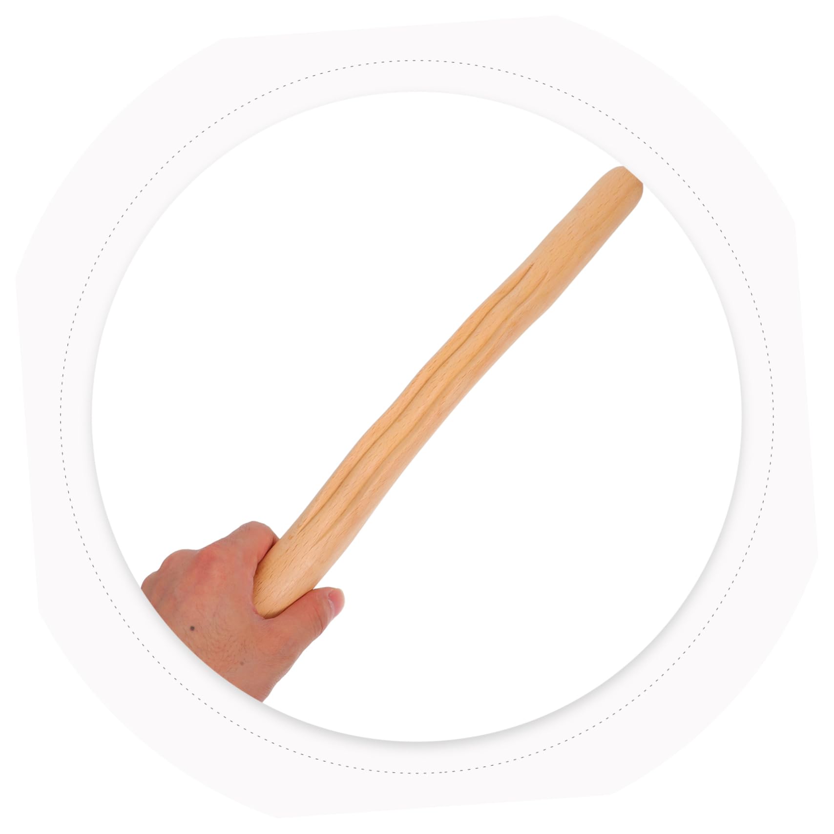 Healvian 4piezas De Masaje De Madera Con Bastón y Masajeador De Pies Para Masajeador Portátil De Madera Para El y El