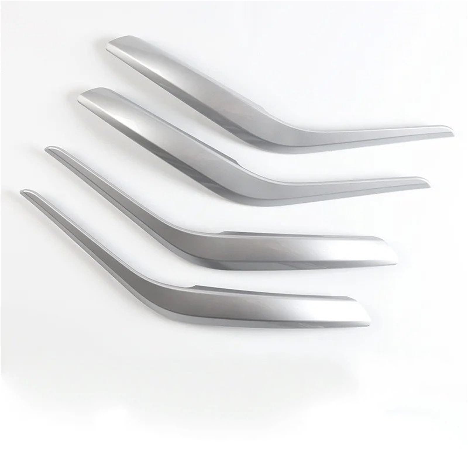 PLMNHSS Car Inner Handle for BMW for X1 E84 2010-2016 Car Interior Door Handle Armrest Outer Cover Panel Trim Replacement(Silver 4pcs)