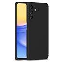 Pikkme Back Cover for Samsung Galaxy A15 5G | Slim Soft Matte Silicone Cover with Camera Protection & Shockproof Bumper Case (Black) gallery image