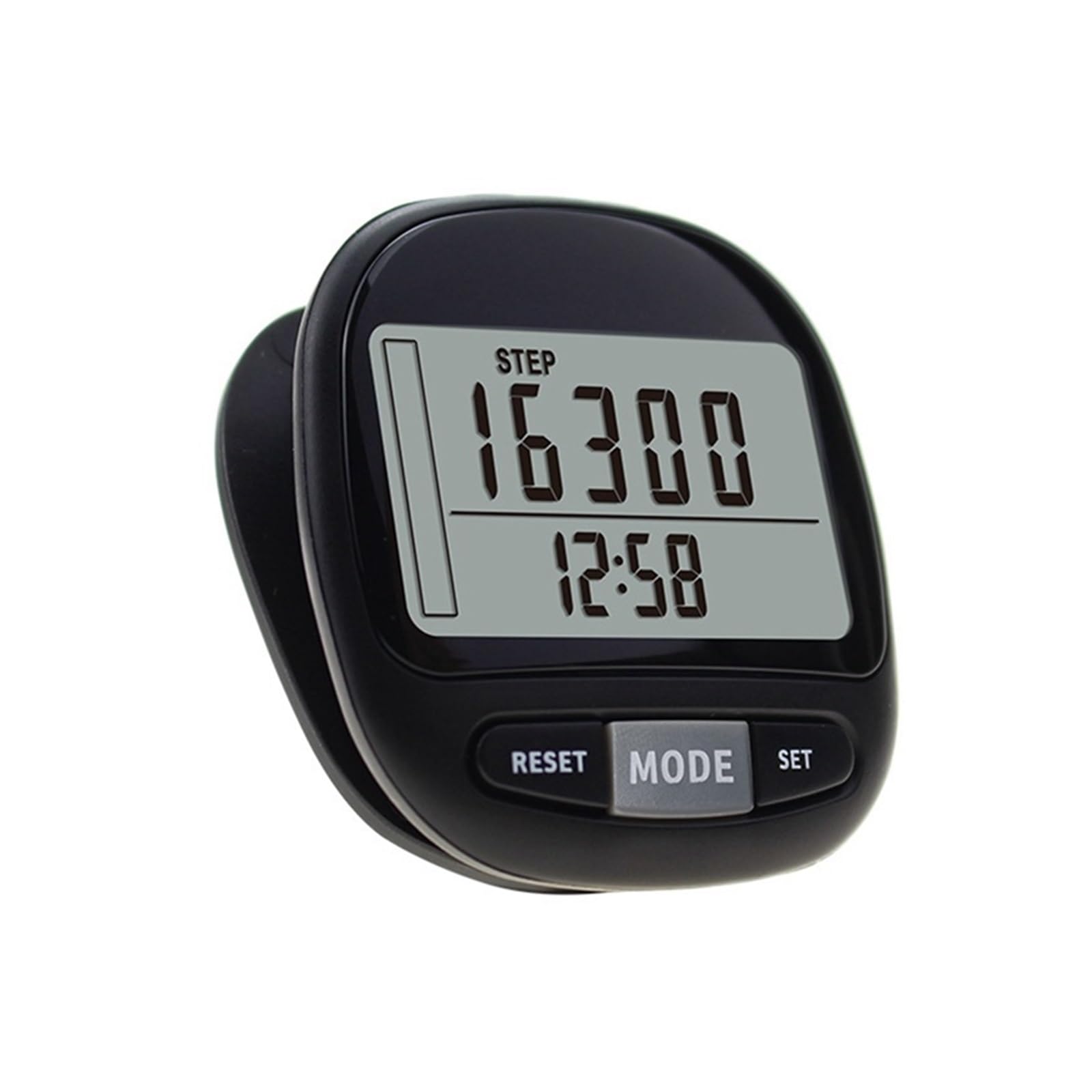 Podomètre 3D for Marcher avec Clip Et Sangle, Mémoire De 7 Jours. Compteur De Pas Précis for Hommes, Femmes Et Enfants