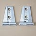 Sunny Chrome Trim Engine Hood Hinges Covers for 2007-2015 Wrangler JK 4 Doors