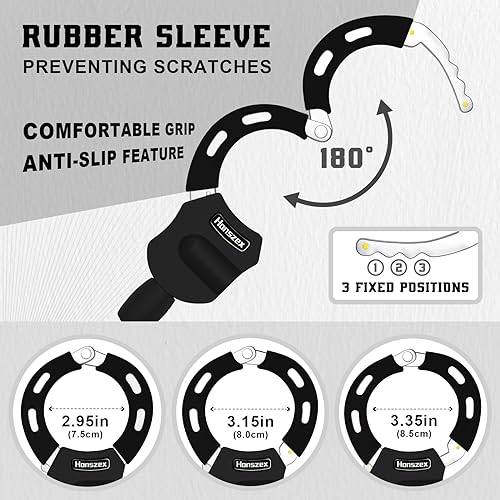 Image of Electric Scooter Lock 36.22 inch with Waterproof Bag & Phone Holder