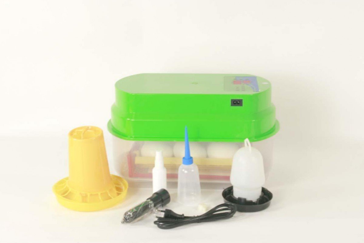 Inkubator VOLLAUTOMATISCH BK15ProG für Gänse, Enten, Hühner inkl. Zubehör, Brutautomat, Brutmaschine dt. Anleitung