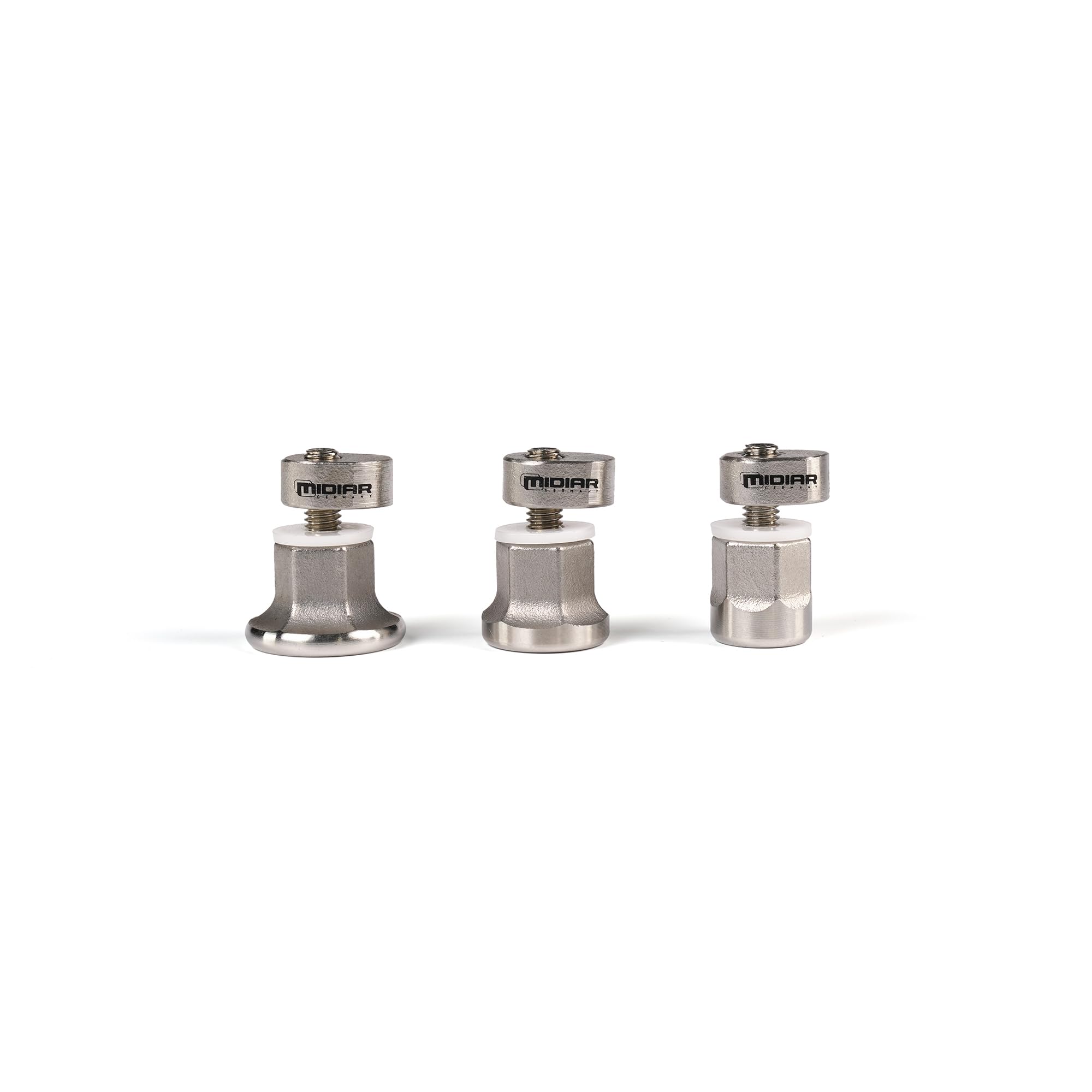 3-częściowy zestaw adapterów MIDIAR® "HEXAGONAL" do kleju na zimno, 3-częściowy 16, 20, 25 mm do usuwania wgnieceń wgnieceń gradów PDR-Tools DoL