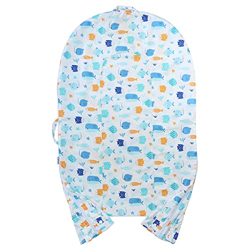 Image of Hi Sprout Newborn Baby Nest Change Extra Cover (Suit for All Dockatot Deluxe Docks) (Fish）