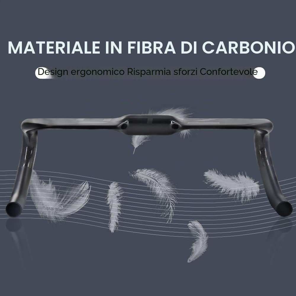 Manubrio carbonio strada RXL SL manubri per bici da corsa 31.8 manubrio carbonio bici da corsa instradamento Interno UD Opaco 400mm