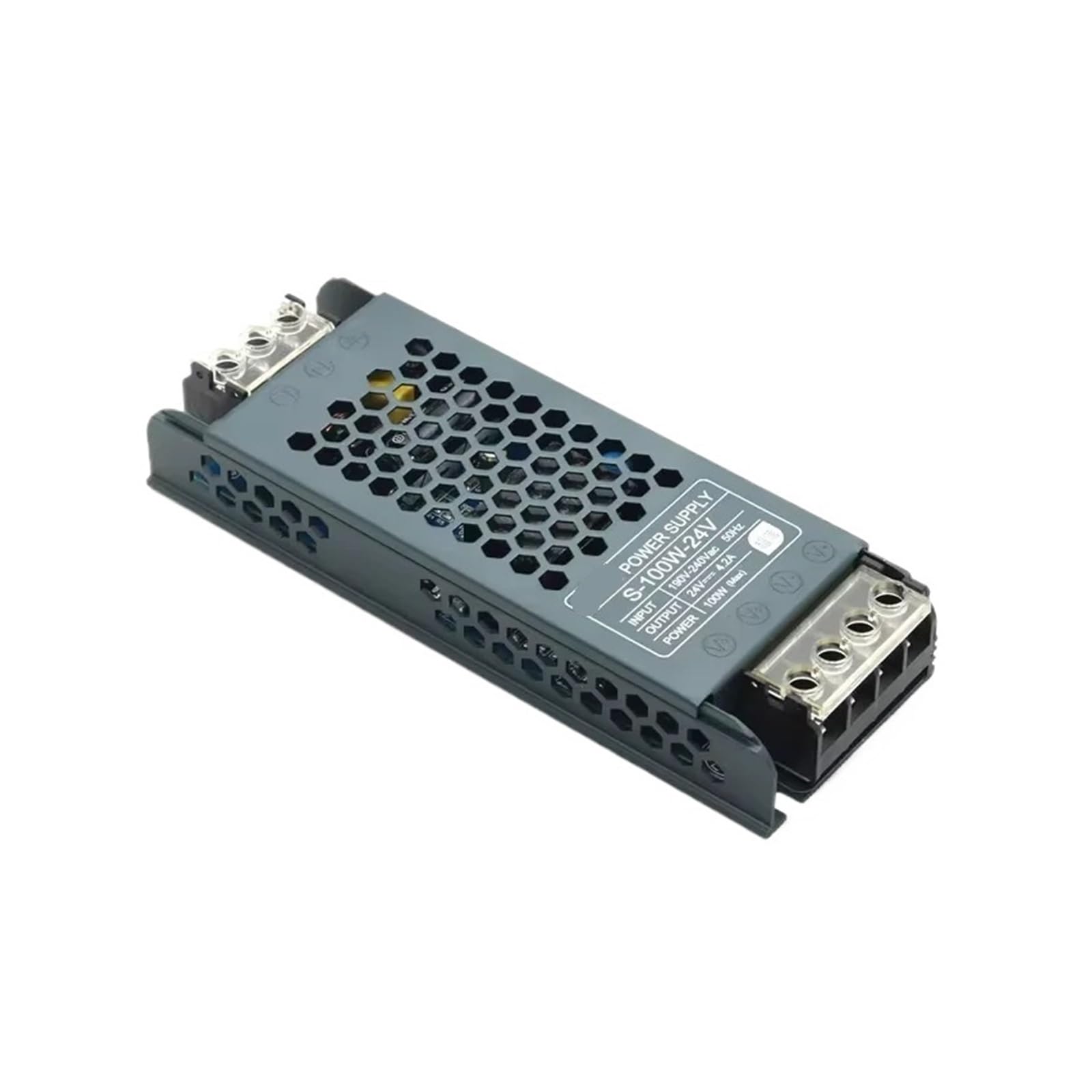 JJKKOZVQF 12 V Volt 24V 100W Power Supply AC 190 220V To 12V Transformers 24V 100W(12V 8.3A 100W)