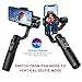 Hohem iSteady Mobile+ 3-Axis Gimbal Stabilizer for iPhone 14/13/12/11/mini/Plus/Pro/Max & Android Smartphones, Supports Inception/Face Tracking/Sports Mode Hohem Joy App (iSteady Mobile Plus)