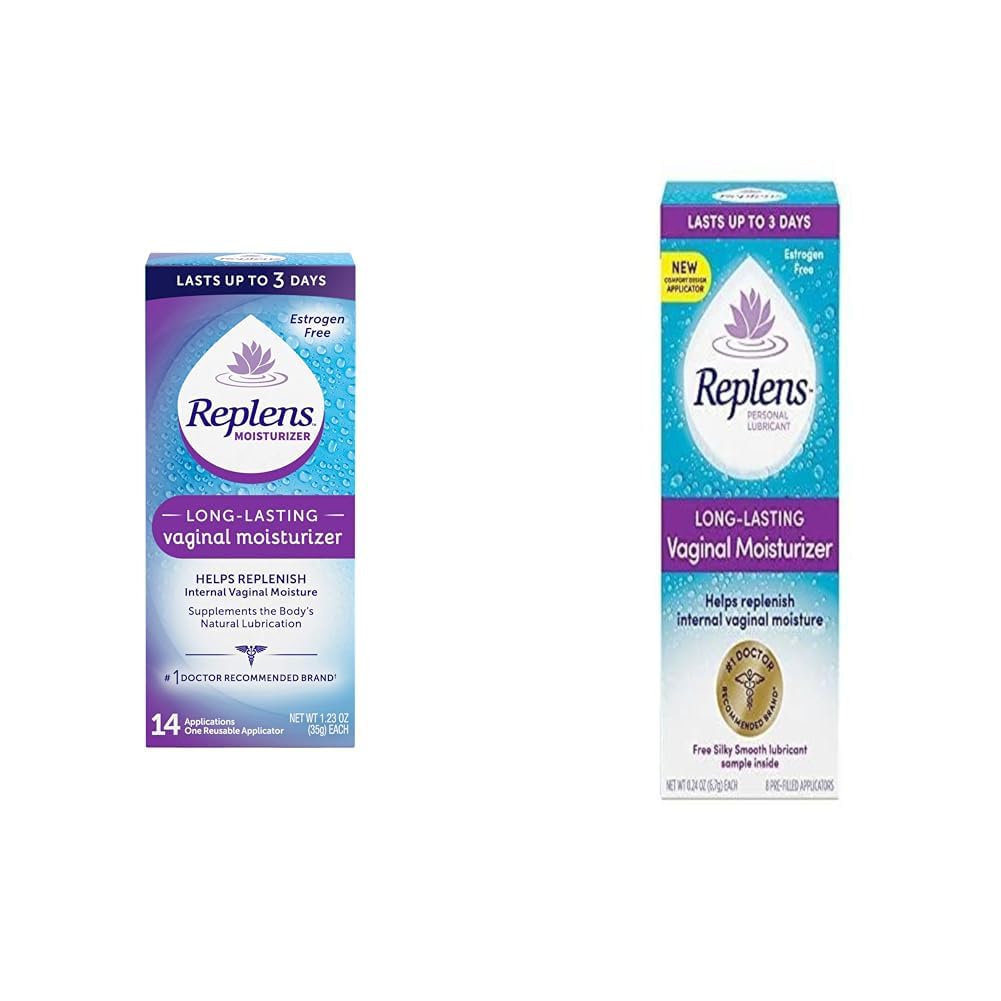 ReplensVaginal Moisturizer Bundle with 14ct Reusable Applicator and 8ct Single-Use Applicators