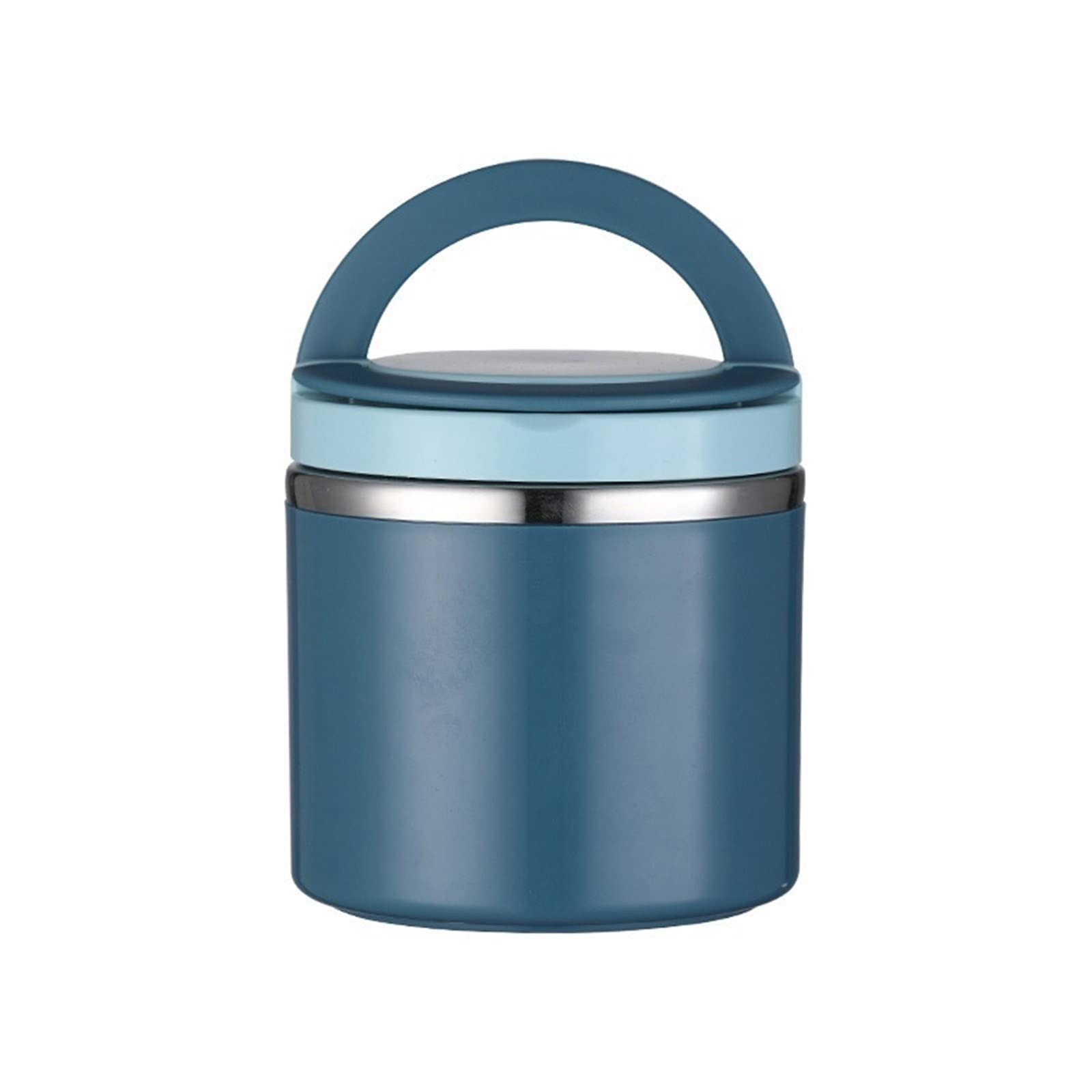Lunch box Breakfast Porridge Soup Cup Portable Insulation Lunch Box Stainless Steel Bucket Portable (Color : Hortel�)