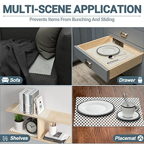 Futurwit Rug Gripper -Non Slip Rug Pads 5X8 Feet, Extra Thick Rug Mats For Under Rugs, Non Skid Carpet Gripper For Hardwood Floors, Keep Rugs Safe And In Place, Anti Slip Rug Pad Floor Protection #TOP5