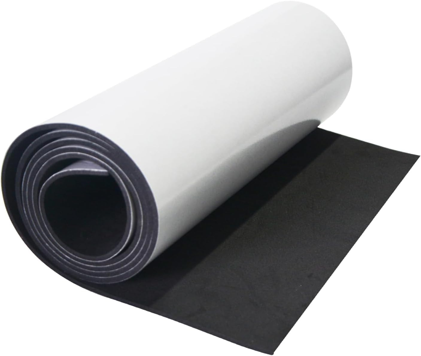 Black Foam Sheet Pad with Adhesive Backing, 11.81"W x 59"L x 1/16"T Cosplay Foam Board, Single-Sided EVA Foam Roll Closed Cell Insulation Foam Tape for DIY Craft Project Weather Stripping Door Seal