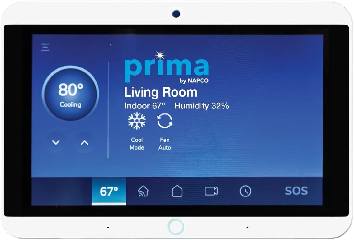 Napco Prima Home Security System (with Wi-Fi & Verizon Cellular Network)