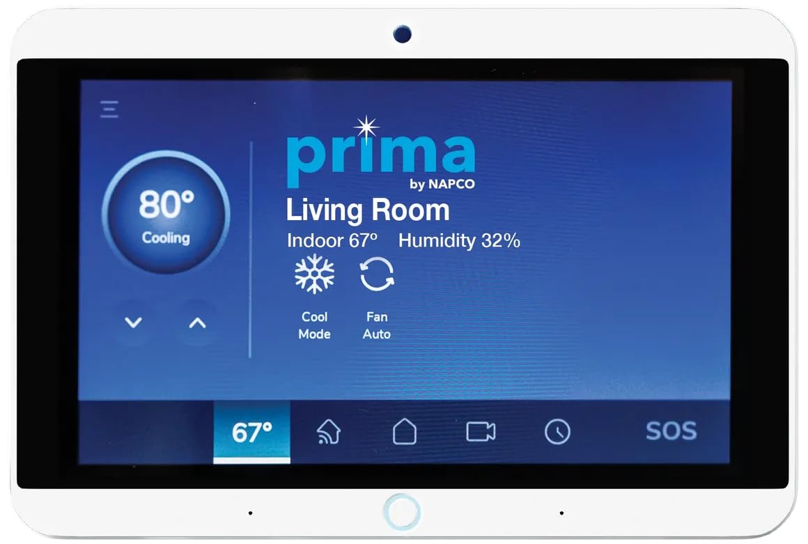 Napco Prima Home Security System (with Wi-Fi & AT&T Cellular Network)