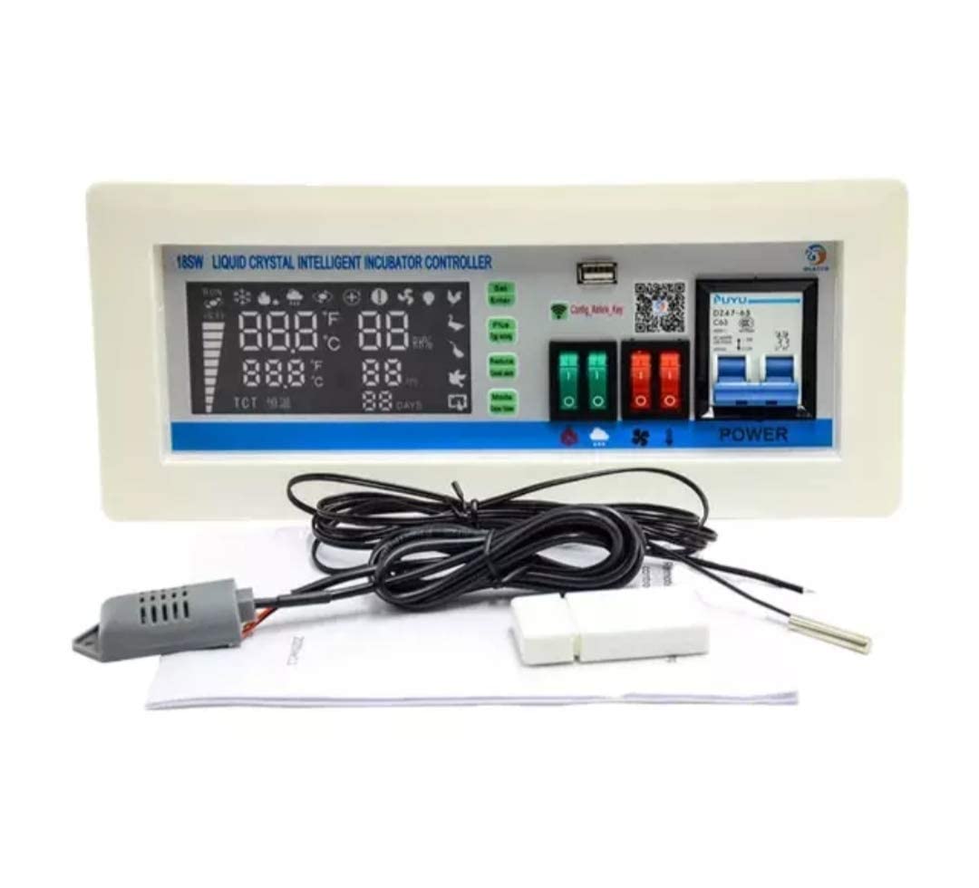DHRUVPRO XM18 Fully Automatic Temperature, Humidity and Incubator Controller with Remote Operation App System, Model XM18SW-image-15