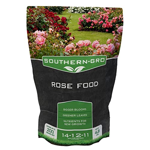SouthernGRO Rose Food 4lb. Bag (14-12-11 .1% FE .05% CU .05% MN .05% ZN .02% B)