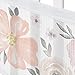 Sweet Jojo Designs + BreathableBaby Breathable Mini Crib Mesh Liner (Pink/Grey Boho Floral) for Girls, Baby, Infants/Newborn Porta Portable Cribs Anti-Bumper (Farmhouse, Flower, Elegant Rose, Nature)