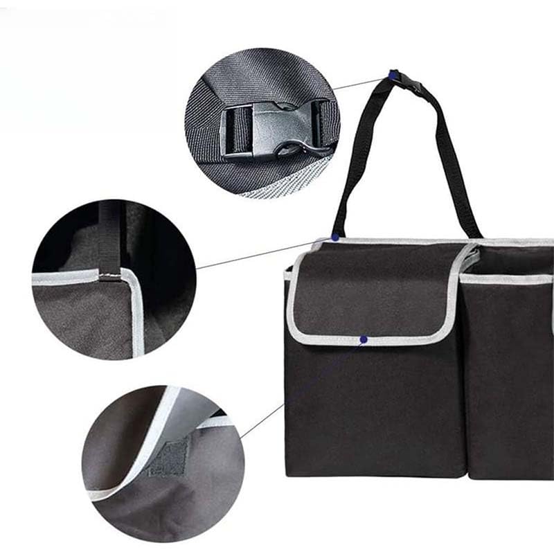 Organizer Per Bagagliaio Opel Corsa F 2019-2025, Pieghevole In Tessuto Oxford 600D, 4 Scomparti, Impermeabile E Resistente, Per Viaggi E Campeggio