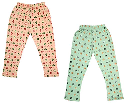 Image of indi weaves Girls Super Soft Cotton Solid Capri Pants Pack of 2