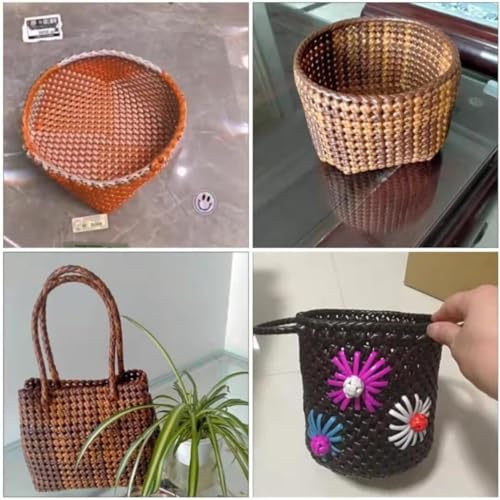 Rotin en plastique pour rénover la balançoire et les chaises de la terrasse