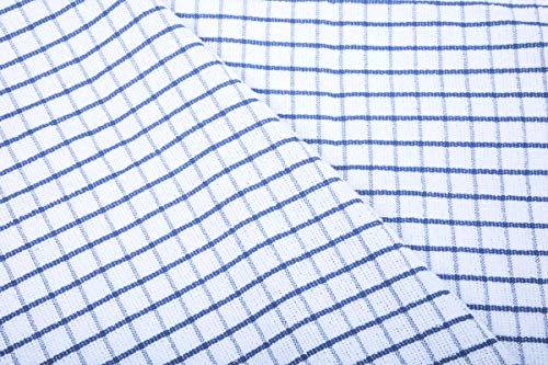 Amour Infini Terry Kitchen Towels | Set Of 4 | 20 X 28 Inches | Super Plush And Absorbent |100% Cotton Dish Towels With Hanging Loop | Perfect For Kitchen And Household Uses | Blue #TOP4