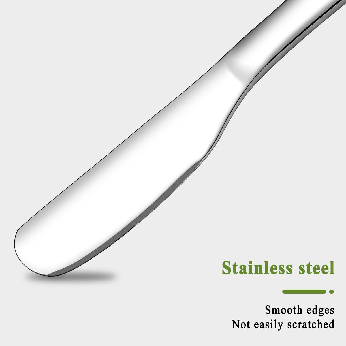 HOMQUEN Cuchillo de mantequilla de acero inoxidable, esparcidor de mantequilla multifuncional, perfecto para cocina, restaurante y fiestas, práctico utensilio de cocina, juego de 12 piezas