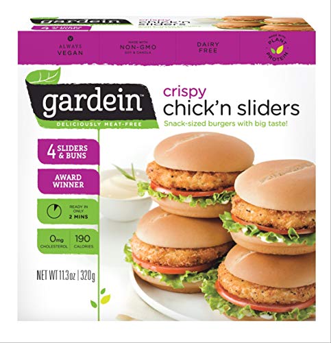 Gardein Plant-Based Chick'n Sliders, Vegan, Frozen, 4-Count