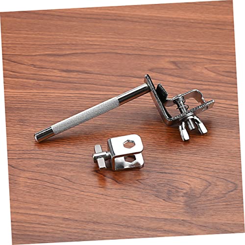 Drum Kit Cowbell Clamp Soporte de extensión para Cowbell para Bombo Fácil de instalar para accesorios de percusión Material de alta dureza para uso a largo plazo miniatura 7